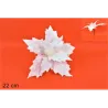 Fiore Stella di Natale in Velluto con Pinzetta 22 cm