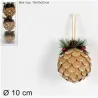 Hanging pine cone with berries cm 10 pieces 3