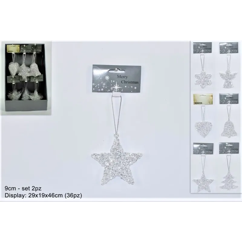 Hanger Hanger met Strass steentjes en Diverse Onderwerpen 11 cm