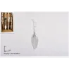 12 Metal Leaves 16 cm Gold and Silver