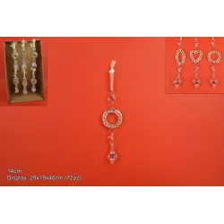 Decoratie met hanger 14 cm