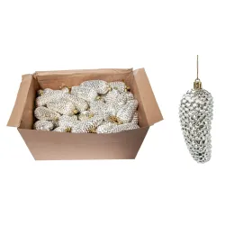 Pommes de pin en plastique pour arbre de Noël