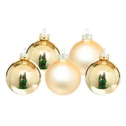 Enfeites de Natal de Vidro em Várias Cores mm 40 pcs 36