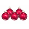 Glass Christmas balls in various colors diameter 60 mm. 36 pcs.