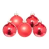 Glass Christmas balls diameter 80 mm. Pcs. 16