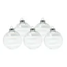Glass Christmas balls in various colors diameter 80 mm. Pcs. 16
