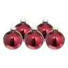 Glass Christmas balls in various colors diameter 80 mm. Pcs. 16