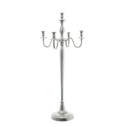 Candélabre en métal cm 100 5 bras