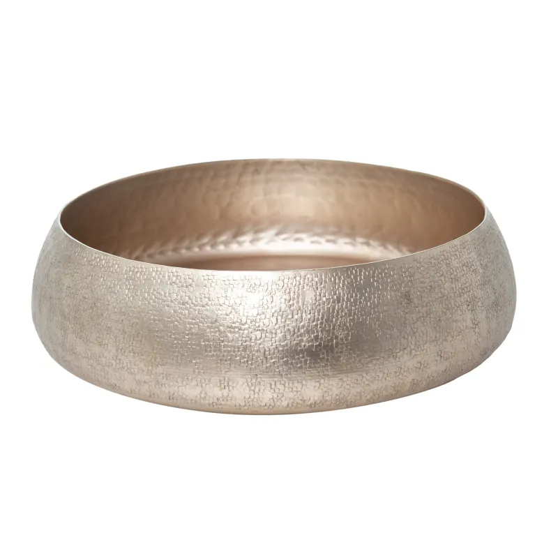 Armazenamento de metal dourado