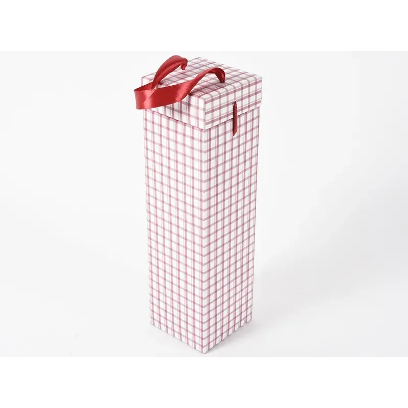 Rote Box Tasche für Flasche