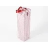 Bolsa de caja roja para botella
