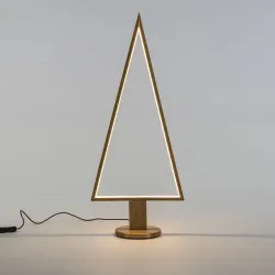 Julgran Trä H75cm Varma Fasta Lampor