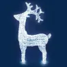 Reindeer LED white H 90cm