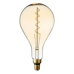 Warm Witte LED Spiraalvormige Filament Glazen Bol