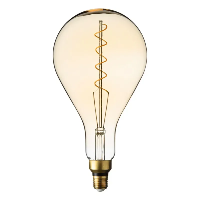 Lampa ze złotego szkła 4W G230V-D160xH320mm