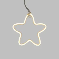 White LED Neon Star D 30cm 120 LEDs