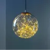 Lampadina Sfera in Vetro con MicroLED Bianco Caldo