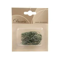 Gancini verdi per albero confezione 75pz