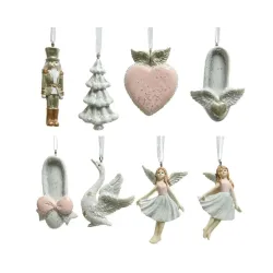 Decoro Pendente 8 figure assortite 6,5cm
