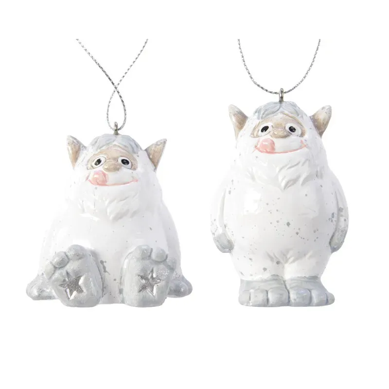 Assorted Yeti Pendant Decors 5x6cm