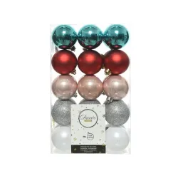 Boules incassables de 60 mm. 30 pièces. MÉLANGER différentes couleurs