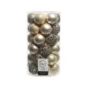 Boule en plastique incassable D60mm 37pcs couleurs variées