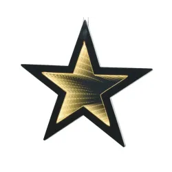 Estrella brillante LED blanca cálida