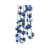Hilo de Navidad con Estrellas 2.6x2.7mt - Azul