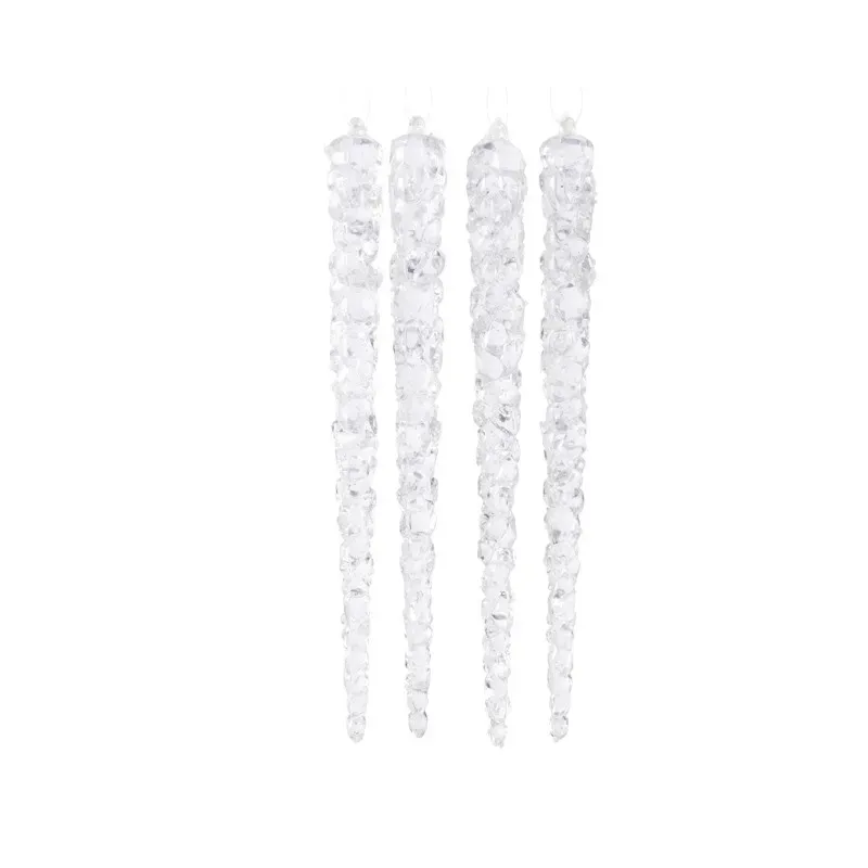 Effet glace stalactites décoration 15cm 4pcs