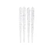 Ice effect stalactites decoration 15cm 4pcs