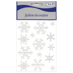 Snow Crystal Decorations 14 pieces