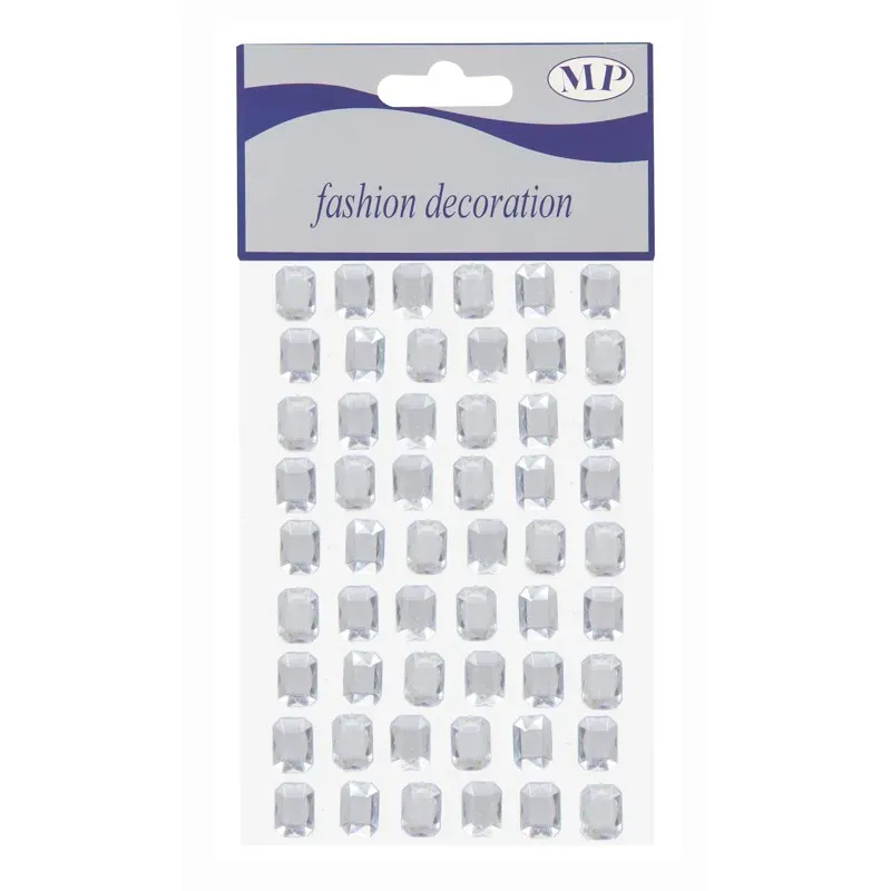 Octagonal Gem Decoration 14x10mm 54pcs | ChartaRè