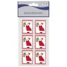 Decoro Santa W/Tree 6 pezzi