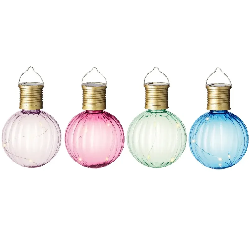 Solární LED žárovky z tónovaného skla