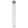 Fialetta Trasparente con tappo in Sughero cm 10 x 2,5