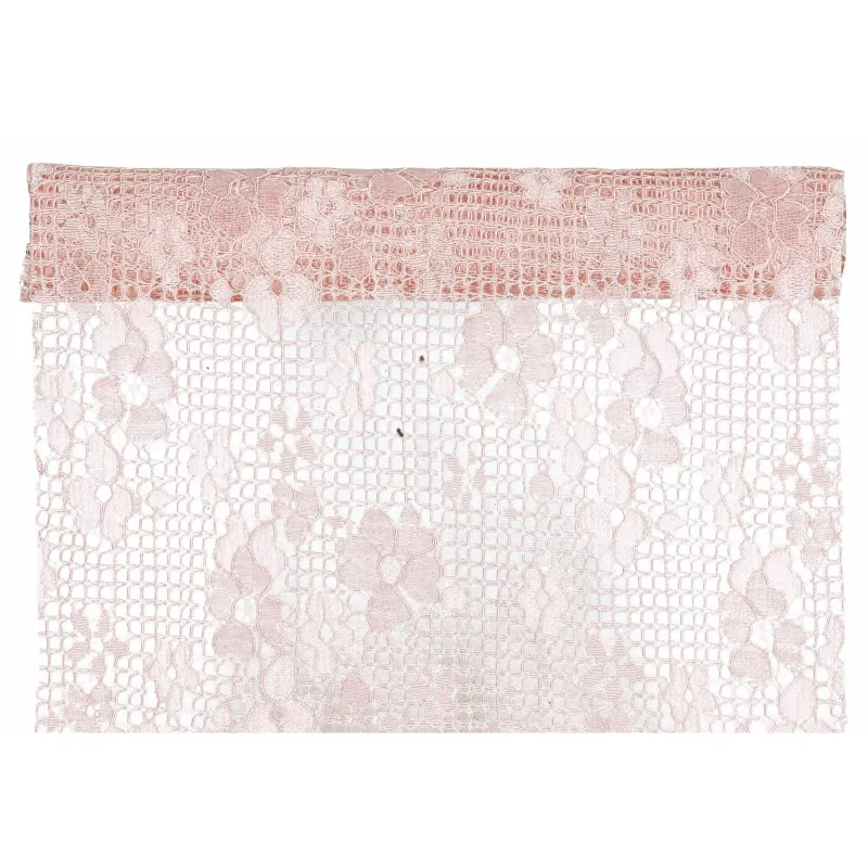 Corredor de Florzinhas Rosa cm 28x2,5