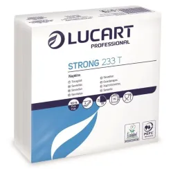 36 Packs of 75 Lucart Strong Double Ply Napkins