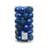 Boule en plastique incassable D60mm 37pcs couleurs variées