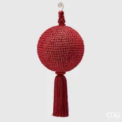 Bola decorativa com borla cm 43 várias cores