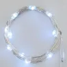 Φώτα εσωτερικού χώρου 20 Miniled 2Mt λευκό ή πολύχρωμο ασημένιο καλώδιο
