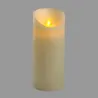 Ivory Candle Rough Light Warm White D7.5cm