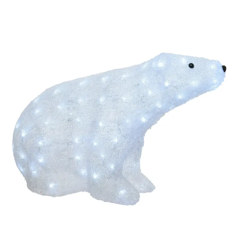 Polar Bear with Cool White Lights | ChartaRè