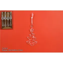 12 Crystal Effect Tree Decorations | ChartaRè