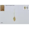 12 feuilles suspendues en or et argent | ChartaRè