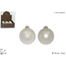 Boule de verre polie ou mate