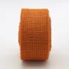 Fita de tecido de juta em várias cores cm.6x25 Mt, ideal para embalagens rústicas e decorações criativas