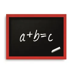 Zwart Krijtbord met Frame Cm 30x40 Diverse Kleuren Lebez