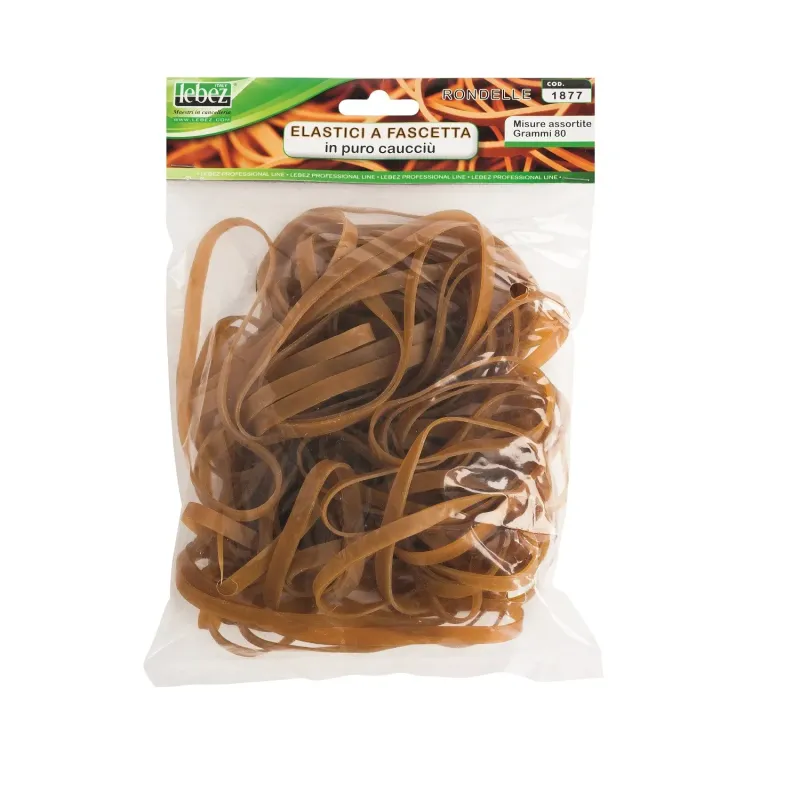10 Rubber elastic bands of 80g. Lebez