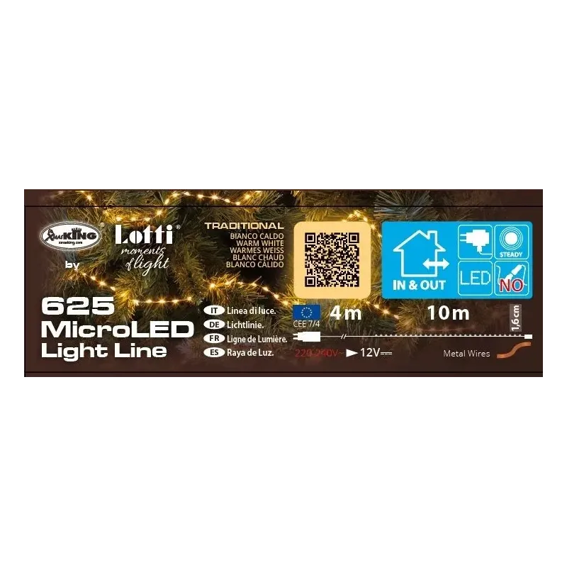 Φωτιστικά Εξωτερικού Χώρου Light 625 Microled 4Mt Διάφορα Χρώματα