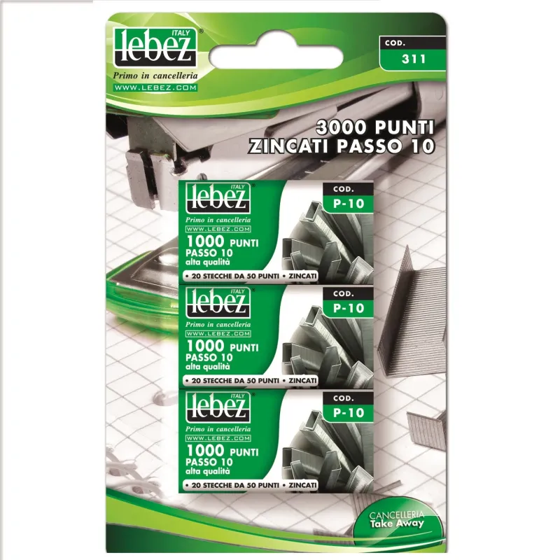 Pack de 3 recambios universales de puntos galvanizados | ChartaRè